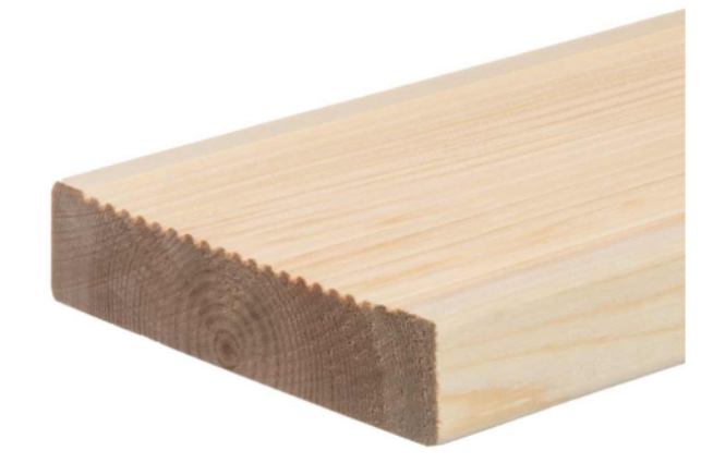 sosna1 DESKA TARASOWA SOSNOWA IMPREGNOWANA 28X120 mm - 3,9m - obrazek 1